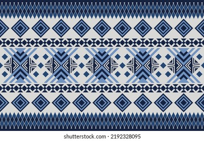 Patrón geométrico tribal sin soldadura. Diseño para fondo, alfombra, papel pintado, mantas, bolsos, tela, mobiliario, embalado Estilo de ilustración Vector.