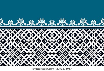 Patrón geométrico tribal sin soldadura. Diseño para fondo, alfombra, papel pintado, mantas, bolsos, tela, mobiliario, embalado Estilo de ilustración Vector.

