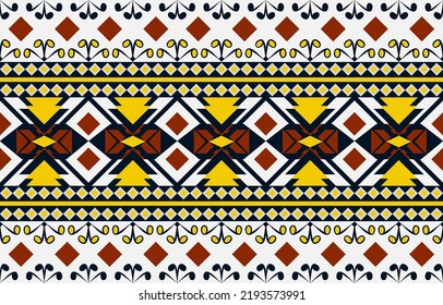 Geometric tribal seamless pattern. Design for background,carpet,wallpaper,cloth,blankets,bags,fabric,furniture, packing Vector illustration style.
