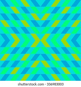 geometric turquoise ornament