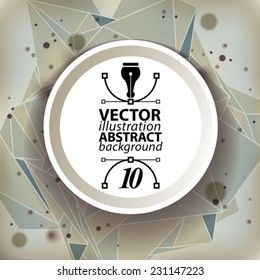 Geometric vector abstract 3D complicated op art backdrop, eps10 conceptual tech illustration, best for web and graphic design. Transparent covering with overlay geometric shaped figures.