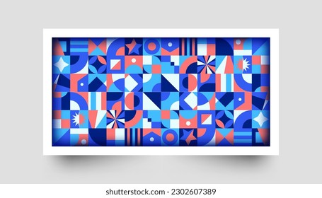 Geometric vector abstract background graphic Minimal Texture cover design flyer template banner web page book cover advertisement printing template decoration wallpaper