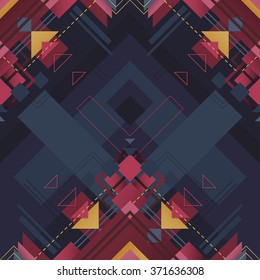 Geometric vector abstract colorful modern design background illustration. 