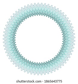 Geometrisches, abstraktes, abgerundetes Wabenbild mit Vektorgrafik. Designelemente, Vorlage