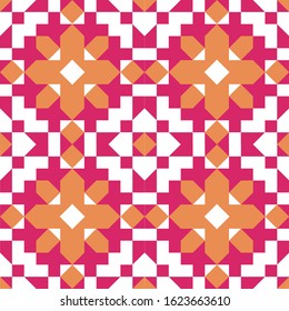 geometric Vector abstract seamless pattern. Vintage art deco texture , Ideal for greeting card or backdrop template design