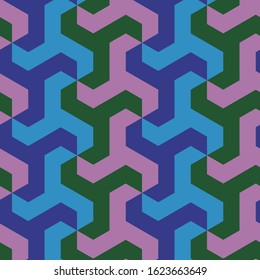 geometric Vector abstract seamless pattern. Vintage art deco texture , Ideal for greeting card or backdrop template design