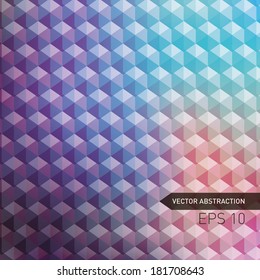 Geometric vector abstraction. Vector illustration.