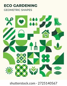 Geometrischer Vektor Landwirtschaft Hintergrunddesign