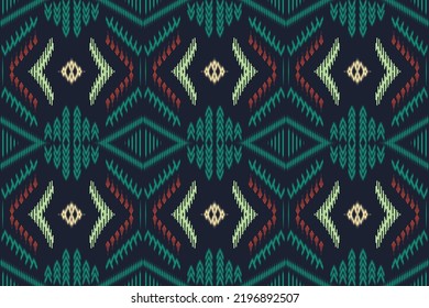 Geometric vector art vector background art geometric colorful Ethnic Indian Aztec pattern floral tribal design simple modern traditional hand drawn border
