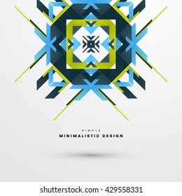 Geometric Vector Background. Abstract Pattern