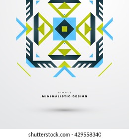 Geometric Vector Background. Abstract Pattern