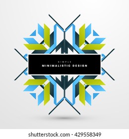 Geometric Vector Background. Abstract Pattern