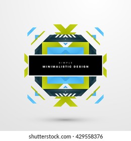 Geometric Vector Background. Abstract Pattern