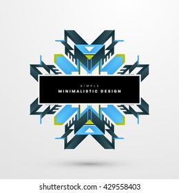 Geometric Vector Background. Abstract Pattern