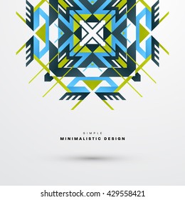 Geometric Vector Background. Abstract Pattern
