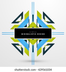 Geometric Vector Background. Abstract Pattern