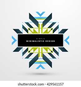 Geometric Vector Background. Abstract Pattern