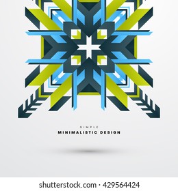 Geometric Vector Background. Abstract Pattern Background for Business Presentations, Application Cover and Web Site Design