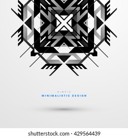 Geometric Vector Background. Abstract Pattern Background for Business Presentations, Application Cover and Web Site Design
