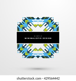 Geometric Vector Background. Abstract Pattern Background for Business Presentations, Application Cover and Web Site Design