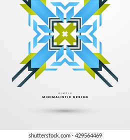 Geometric Vector Background. Abstract Pattern Background for Business Presentations, Application Cover and Web Site Design