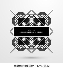 Geometric Vector Background. Abstract Pattern for Business Presentations, Application Cover and Web Site Design