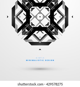 Geometric Vector Background. Abstract Pattern for Business Presentations, Application Cover and Web Site Design