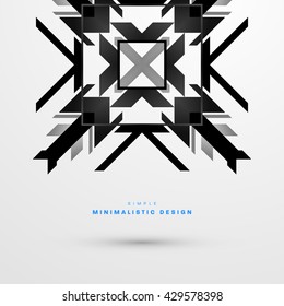 Geometric Vector Background. Abstract Pattern for Business Presentations, Application Cover and Web Site Design