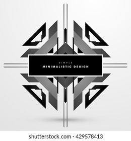 Geometric Vector Background. Abstract Pattern for Business Presentations, Application Cover and Web Site Design