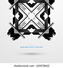 Geometric Vector Background. Abstract Pattern for Business Presentations, Application Cover and Web Site Design