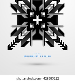 Geometric Vector Background. Abstract Pattern for Business Presentations, Application Cover and Web Site Design