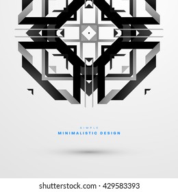 Geometric Vector Background. Abstract Pattern for Business Presentations, Application Cover and Web Site Design
