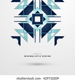 Geometric Vector Background. Abstract Pattern for Business Presentations, Application Cover and Web Site Design.