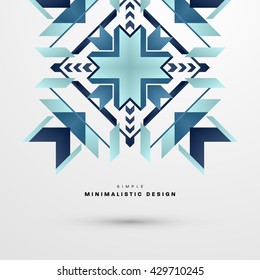 Geometric Vector Background. Abstract Pattern for Business Presentations, Application Cover and Web Site Design.