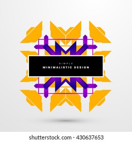 Geometric Vector Background. Abstract Pattern