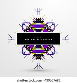 Geometric Vector Background. Abstract Pattern
