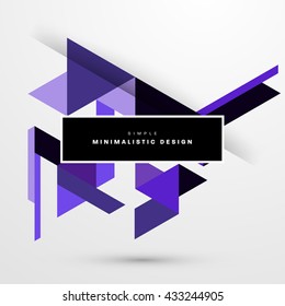 Geometric Vector Background. Abstract Pattern
