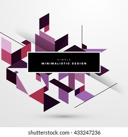 Geometric Vector Background. Abstract Pattern