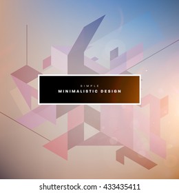 Geometric Vector Background. Abstract Pattern