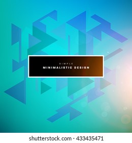 Geometric Vector Background. Abstract Pattern