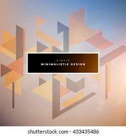 Geometric Vector Background. Abstract Pattern