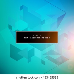 Geometric Vector Background. Abstract Pattern