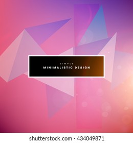 Geometric Vector Background. Abstract Pattern