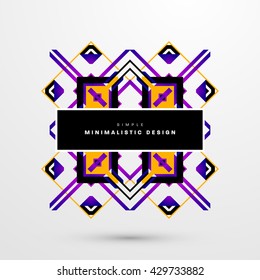 Geometric Vector Background. Abstract Techno Pattern for Business Presentations, Application Cover and Web Site Design.