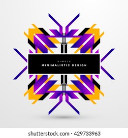 Geometric Vector Background. Abstract Techno Pattern for Business Presentations, Application Cover and Web Site Design.