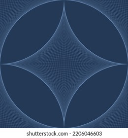 Geometric vector background in blue.