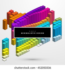 Geometric Vector Background.  for Business Presentations, Application Cover and Web Site Design.
