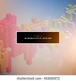 Geometric Vector Background. for Business Presentations, Application Cover and Web Site Design.