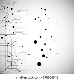 Geometric vector background for business or science presentation.