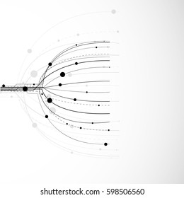 Geometric vector background for business or science presentation.